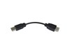 Cables Direct 0.12m USB 2.0 Extension Cable in Black