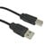 Cables Direct 1.8m USB 2.0 Type A to Type B Cable in Black