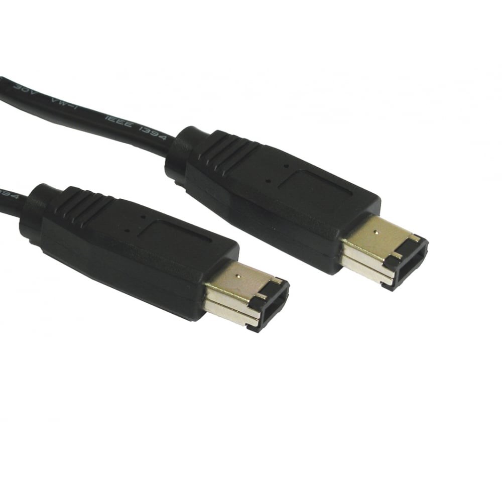 Photos - Cable (video, audio, USB) Cables Direct 1m 6-pin Male to 6-pin Male Firewire Cable CDL-130EE 