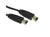 Cables Direct 3m 6-pin Male to 6-pin Male Firewire Cable