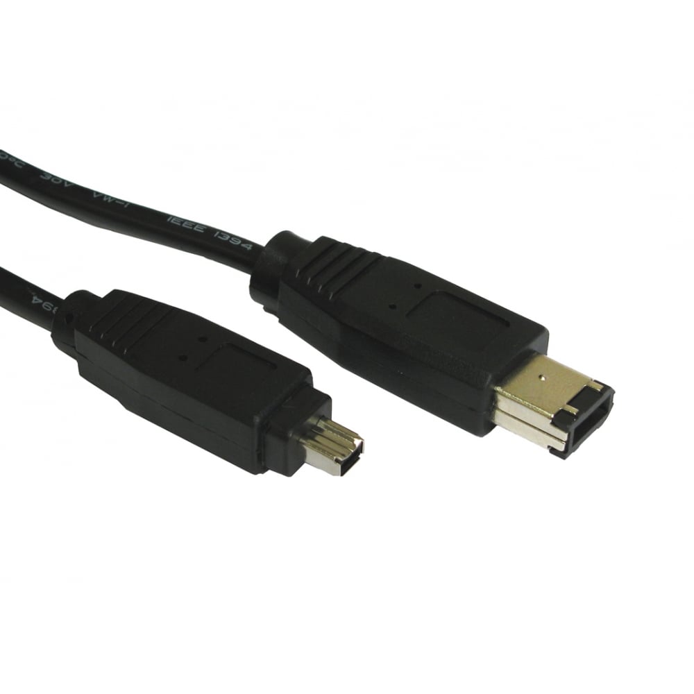 Cables Direct Men's 6-Pin To 4-Pin Firewire Cable 5M