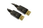 Cables Direct 0.5m Locking DisplayPort Cable