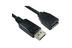 Cables Direct 2m DisplayPort Extension Cable