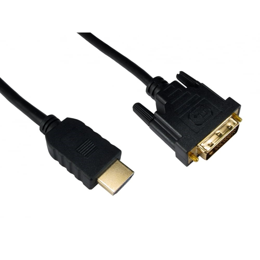 Photos - Cable (video, audio, USB) Cables Direct 1.8m HDMI to DVI-D Single Link Cable CDLDV-302 