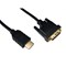 Cables Direct 1.8m HDMI to DVI-D Single Link Cable