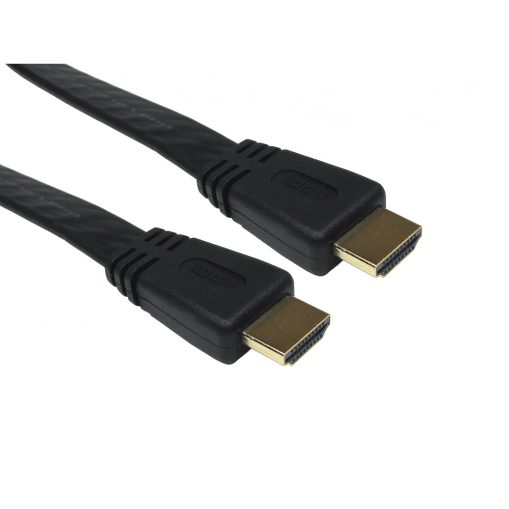 Cables Direct Flat Hdmi 1.4 High Speed With Ethernet Cable 1.5M