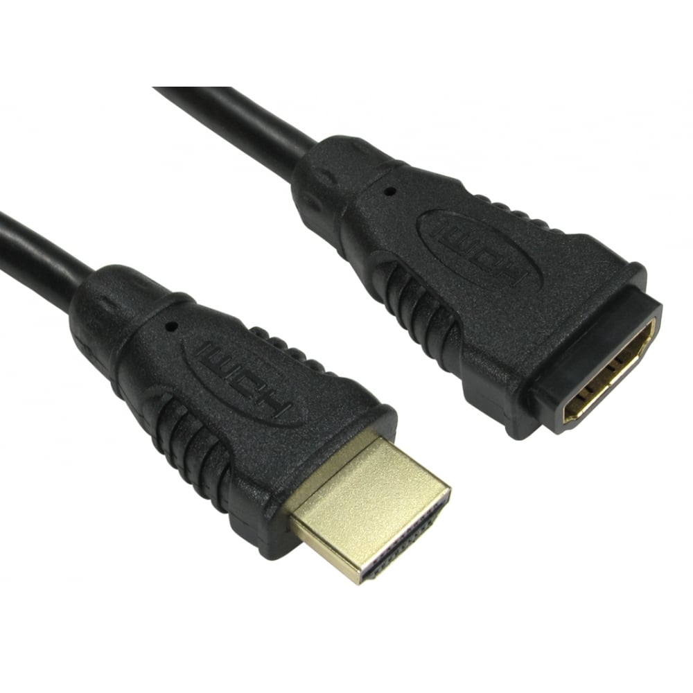 Cables Direct Men's Gold Hdmi 1.4 Extension Cable 5M