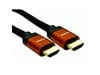 Cables Direct 5m HDMI 2.1 Cable in Black with Orange Connectors