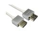 Cables Direct 1m Super Slim HDMI Cable in White