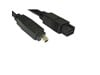 Cables Direct 3m 9-pin Male to 4-pin Male Firewire Cable