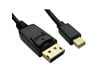 Cables Direct 2m Mini DisplayPort to DisplayPort Cable in Black