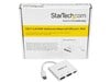 StarTech.com USB-C to 4K HDMI Multifunction Adaptor with Power Delivery and USB-A Port (White)