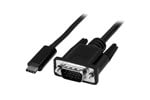 StarTech.com (2m) USB-C to VGA Adaptor Cable 1920x1200 (Black)