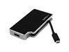 StarTech.com Travel A/V Adaptor: 3-in-1 USB-C to VGA, DVI or HDMI - 4K