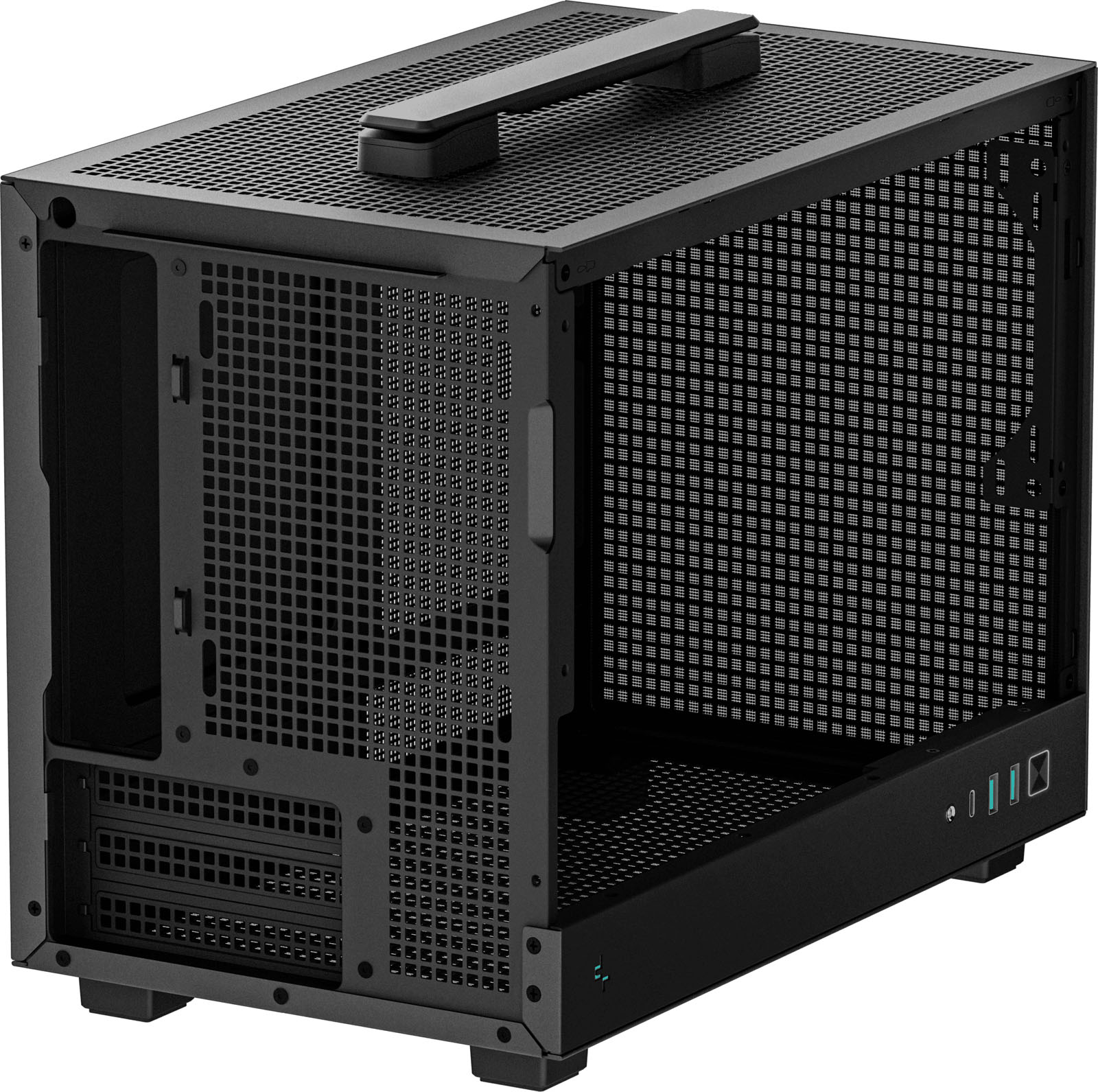 DeepCool CH160 Ultra Portable Mini-ITX Case in Black - CCL Computers