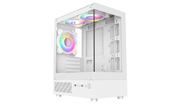 CiT Celsius Mid Tower Gaming Case - White 