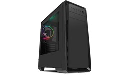 CiT Dark Soul Mid Tower Gaming Case - Black 