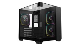 CiT Eclipse Mini Mid Tower Gaming Case - Black 