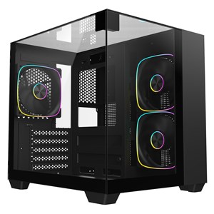 CiT Eclipse Mini mATX Gaming Case in Black