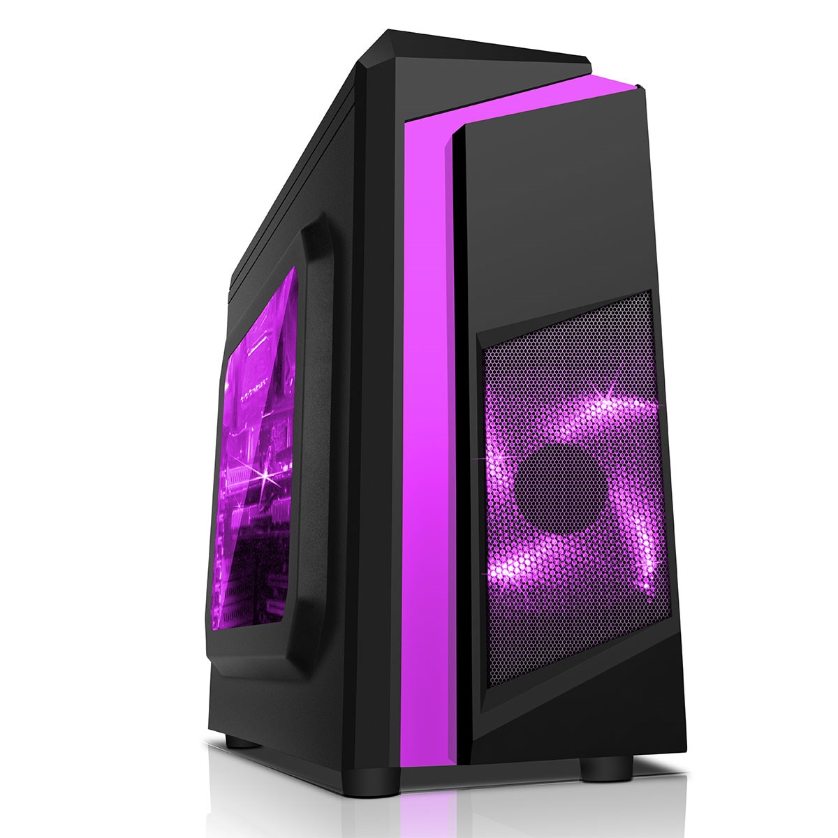 CiT F3 Gaming Case - Black - CIT-F3BLACKPURPLE CCL Computers