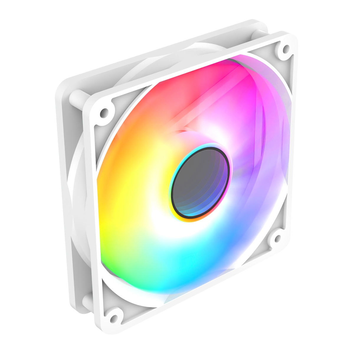 CiT Halo Infinity 120mm ARGB PWM Case Fan in White