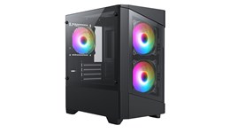 CiT Level 1 Glass Mid Tower Gaming Case - Black 