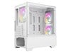 CiT Level 1 Glass Mid Tower Gaming Case - White 