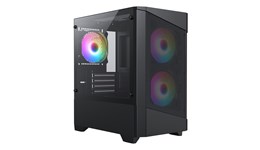 CiT Level 1 Mesh Mid Tower Gaming Case - Black 