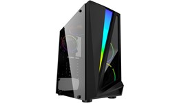 CiT Mars Mid Tower Gaming Case - Black 