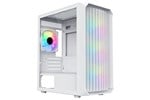 CiT Saturn Mid Tower Gaming Case - White 