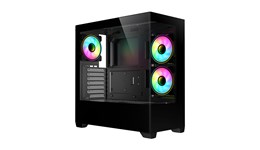 CiT Sense Mid Tower Gaming Case - Black 