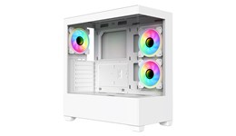 CiT Sense Mid Tower Gaming Case - White 