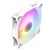 CiT Siberia 120mm RGB Rainbow Master Chassis Fan in White