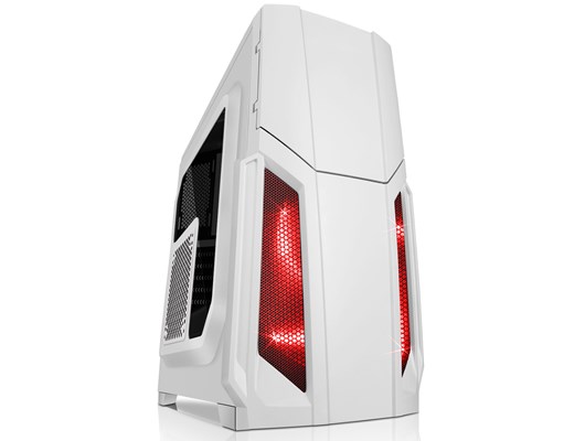 CiT Storm Combo Midi Tower Gaming Case White CITSTORM