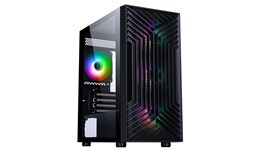 CiT Terra Mid Tower Gaming Case - Black 