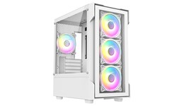 CiT Tornado Mid Tower Gaming Case - White 