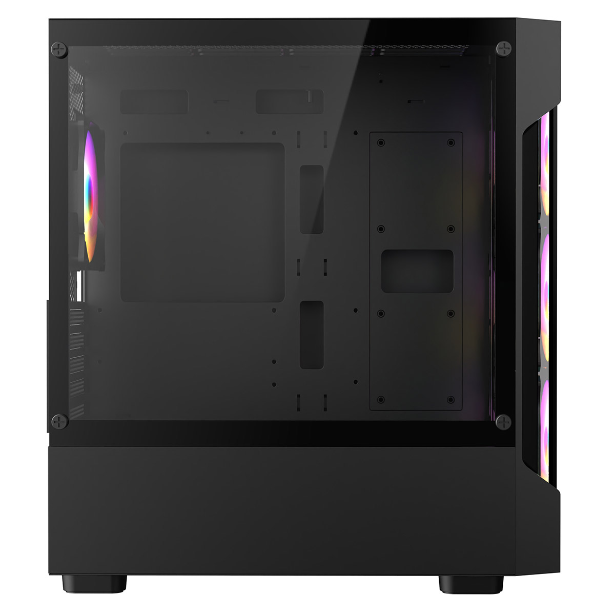 CiT Tsunami mATX Gaming Case in Black - CCL Computers