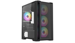 CiT Vento Mid Tower Gaming Case - Black 