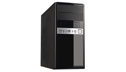 CiT 1016 Mid Tower Case - Black 500W  Power Supply