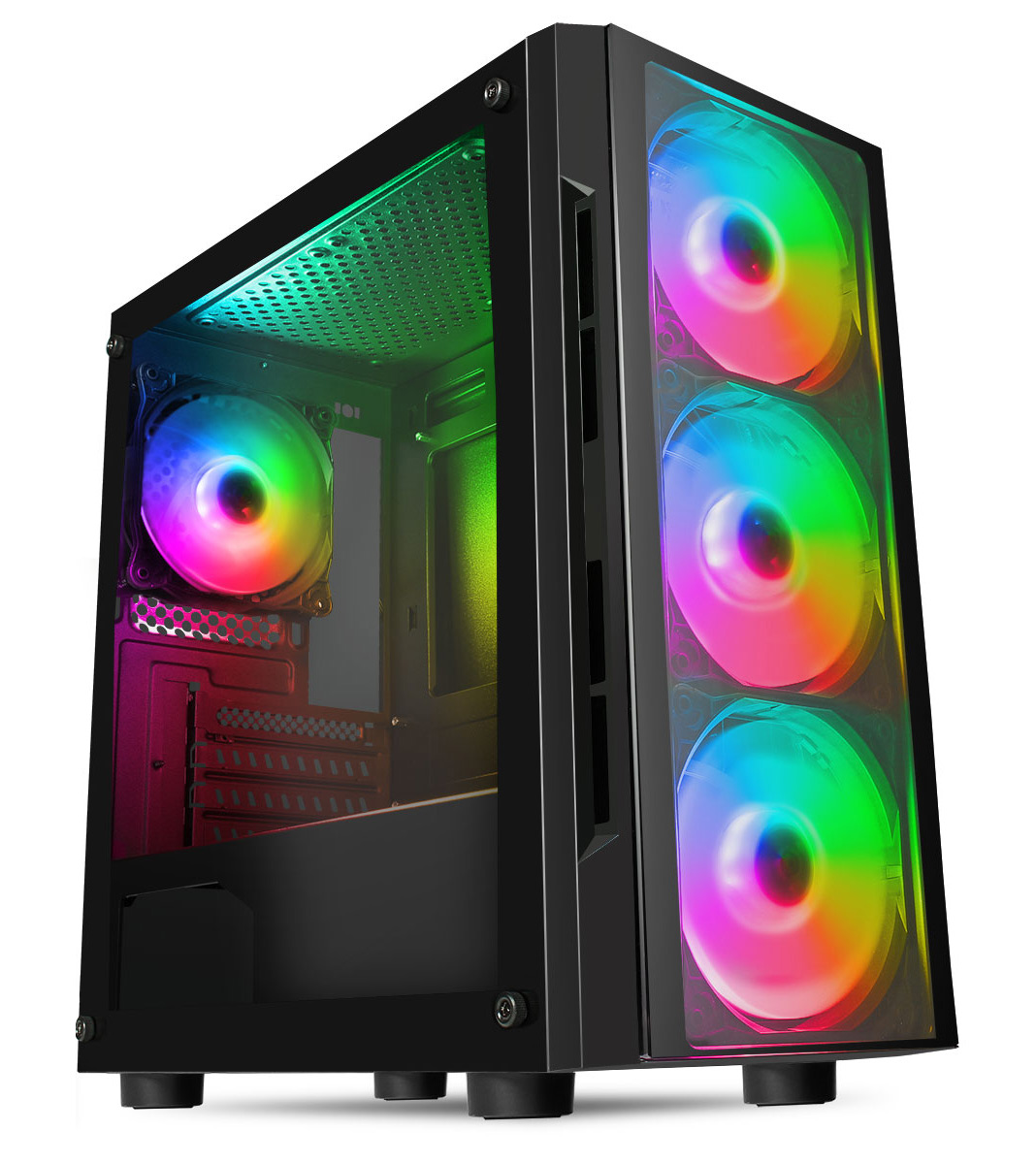 Cit Black Flash Mid Tower Gaming Case