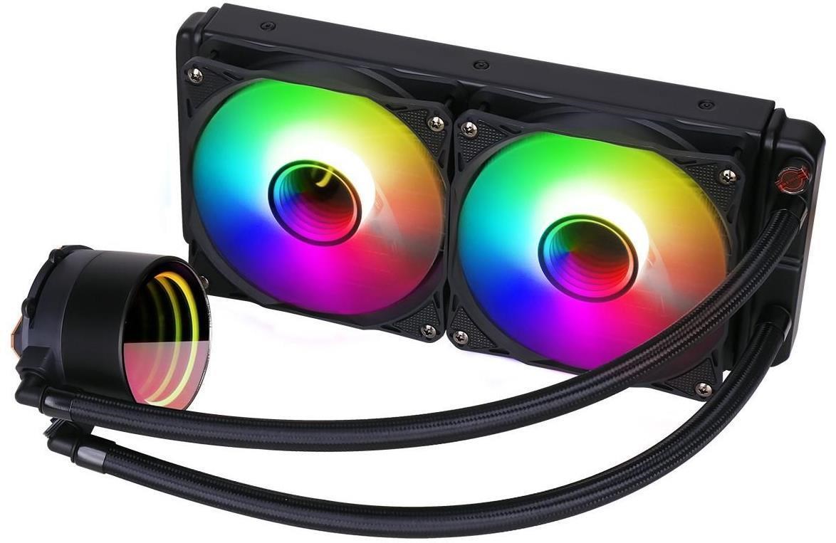 Photos - Computer Cooling CiT Pro Glacier 240mm All in One CPU Liquid Cooler in Black -PRO-GLB-24 