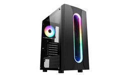 CiT Sauron Mid Tower Gaming Case - Black 