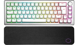Cooler Master CK721 Wireless Mechanical Keyboard in Silver White with TTC Red Switches