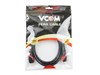 VCOM HDMI 2.0 (M) to HDMI 2.0 (M) 1.8m Black 4K Supported Retail Packaged Display Cable