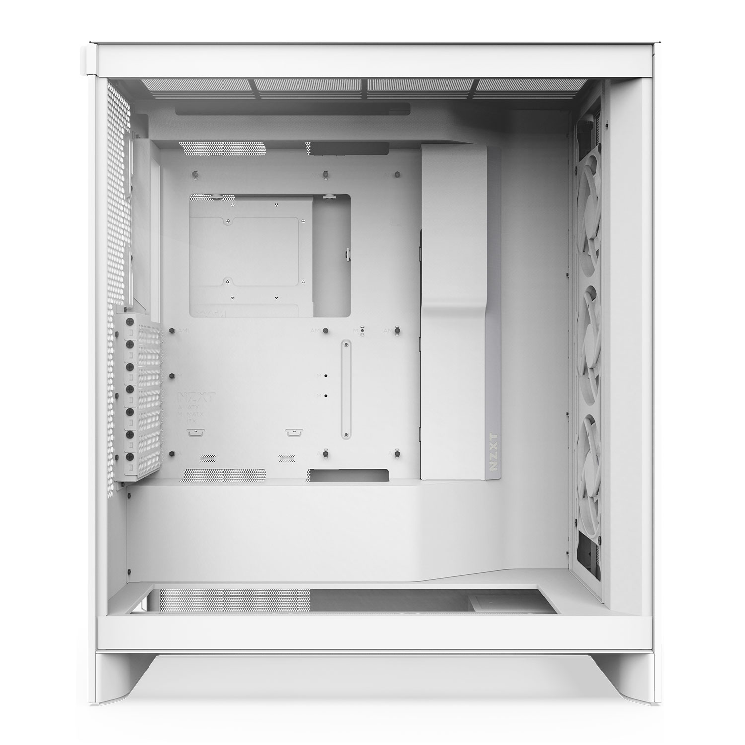 NZXT H7 Flow RGB Mid Tower Case - White - CM-H72FW-R1 | CCL