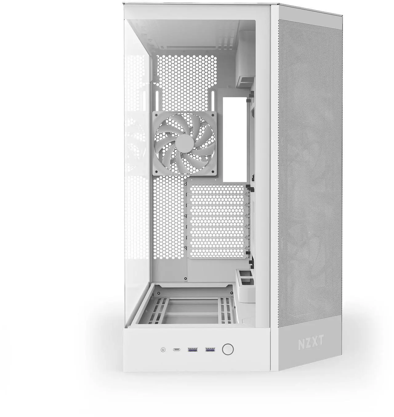 NZXT H9 Flow (2025) Large Dual-Chamber Mid Tower Case in White