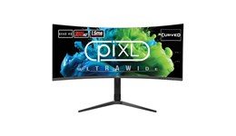 piXL CM34C7 34" UltraWide Curved Gaming Monitor - VA, 165Hz, 1.5ms, HDMI, DP