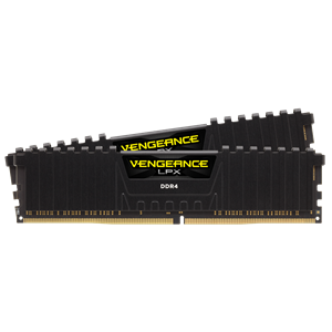 Corsair Vengeance LPX 64GB DDR4 Dual Channel Desktop Memory Kit, 2 x 32GB, 3200MHz, PC4-25600, CL16, 1.35V, Black