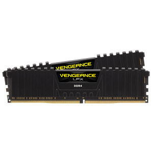 Corsair Vengeance LPX 64GB DDR4 Dual Channel Desktop Memory Kit, 2 x 32GB, 3200MHz, PC4-25600, CL16, 1.35V, Black