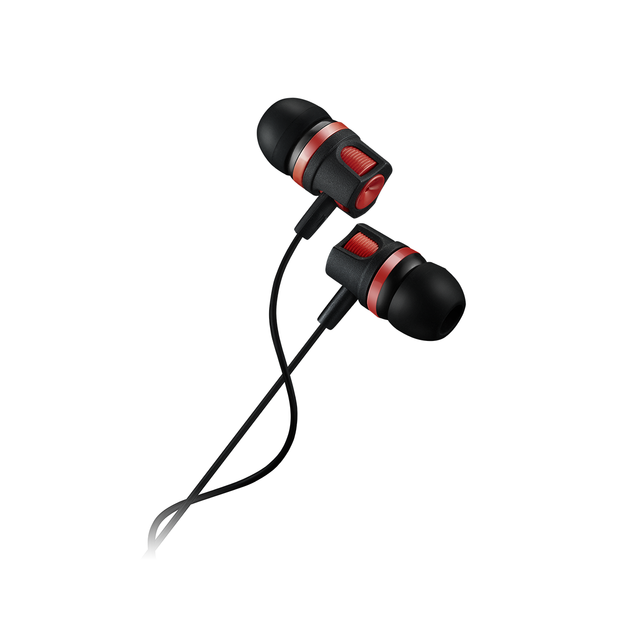Image of Canyon Comfortable Earphones with Microphone in Red
